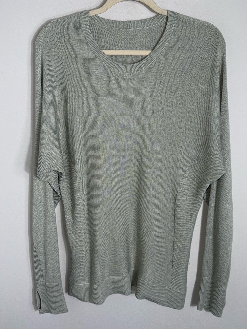 Lululemon Women's Cashlu Pullover Sweater-Cashmere Blend-Light Green-Approx Med